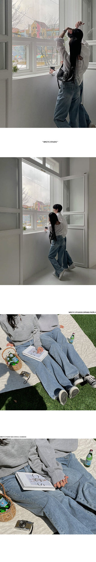 couple denim pants