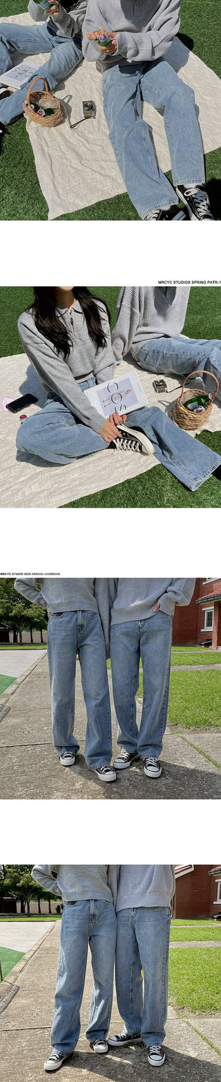 couple denim pants