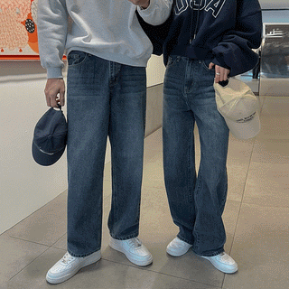 couple denim pants