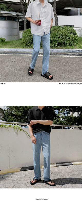 baggy straight jeans