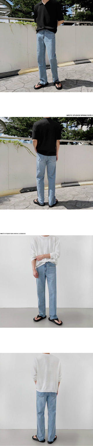 baggy straight jeans