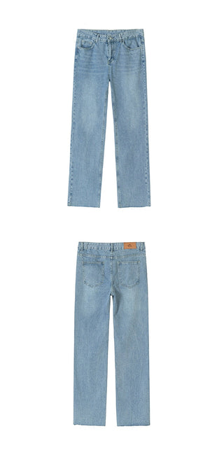 baggy straight jeans
