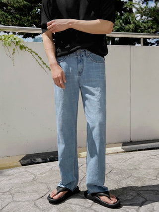 baggy straight jeans