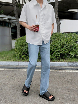 baggy straight jeans