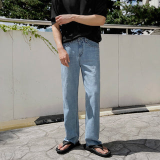 baggy straight jeans