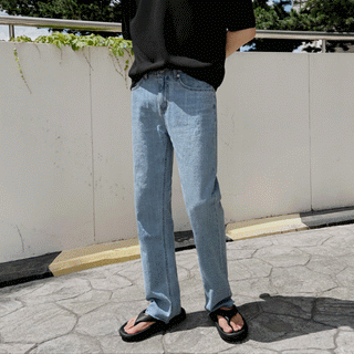 baggy straight jeans