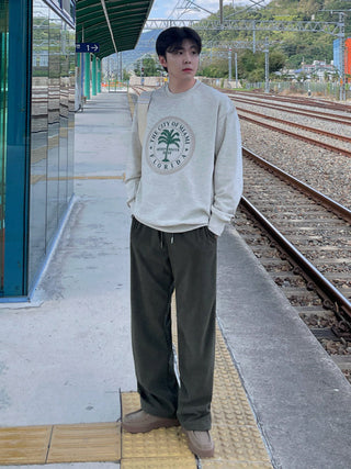 draping straight pants