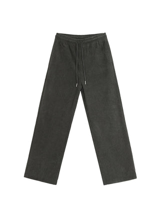 draping straight pants