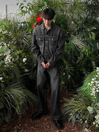 raw wash suit