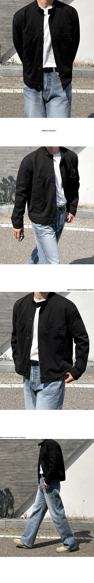 workwear stand collar