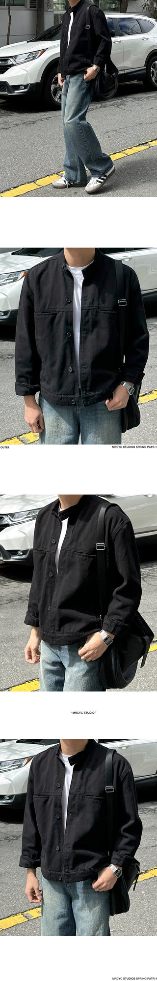workwear stand collar