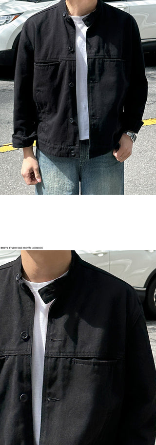 workwear stand collar