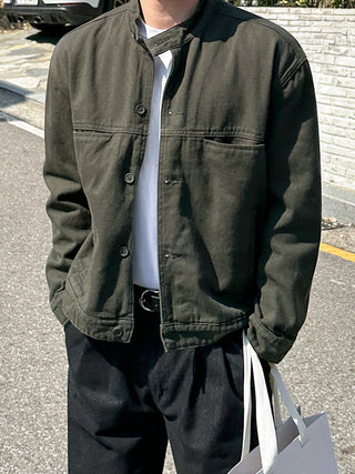 workwear stand collar