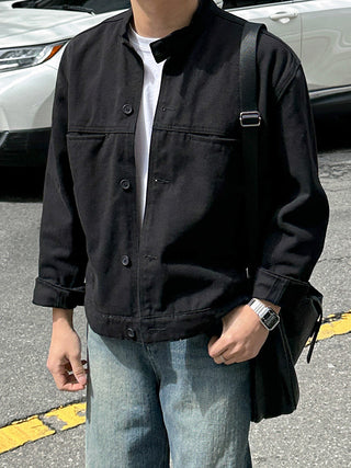 workwear stand collar