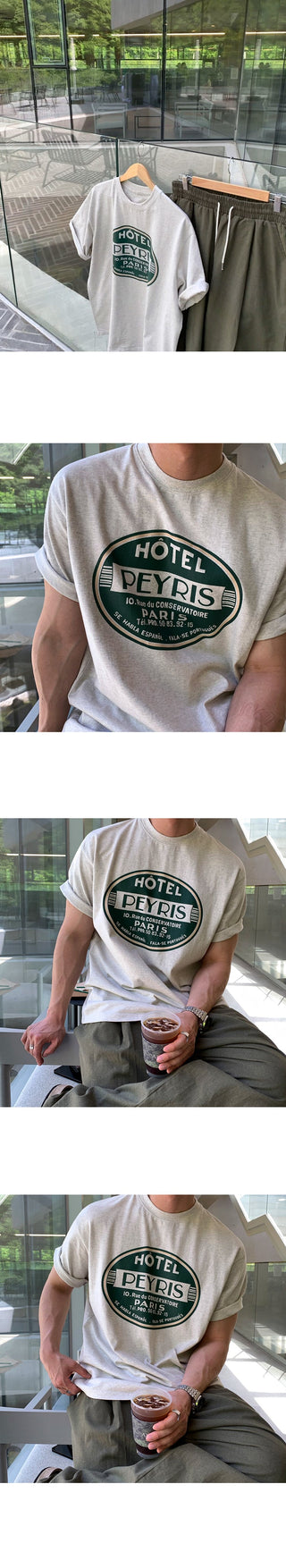 vintage letter Shirt
