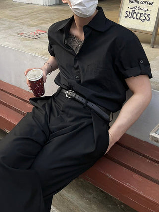 black short sleeve