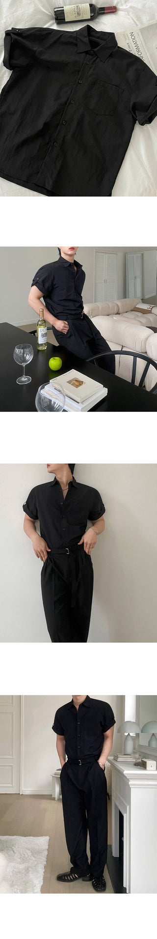 wind black shirt