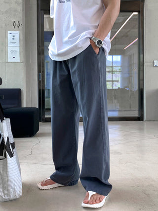 draping wide pants