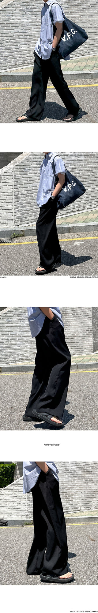 straight casual pants