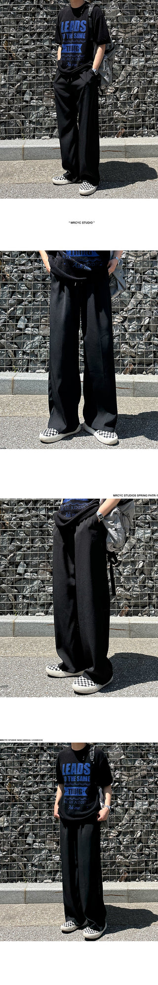straight casual pants