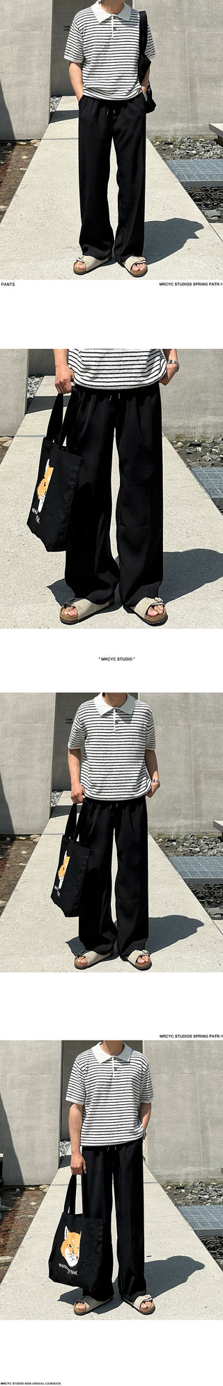 straight casual pants