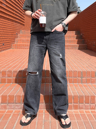 ripped baggy jeans