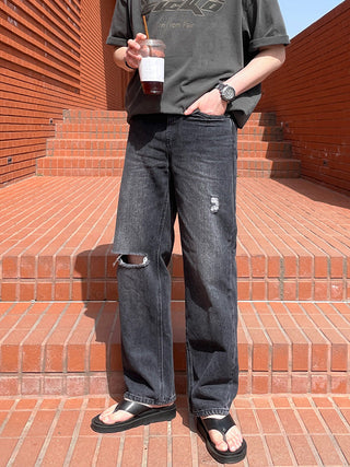 ripped baggy jeans