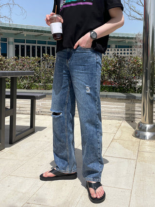 ripped baggy jeans