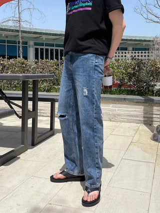ripped baggy jeans