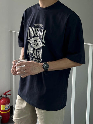 printed crew neck
