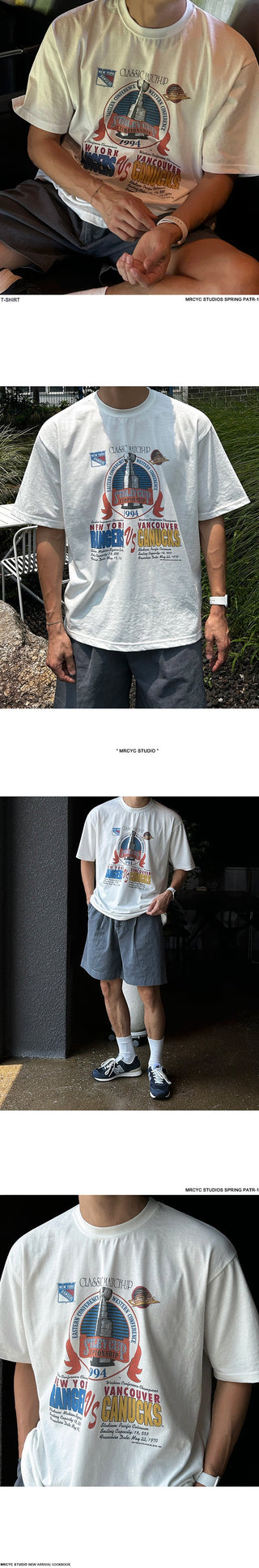 cartoon print Shirt