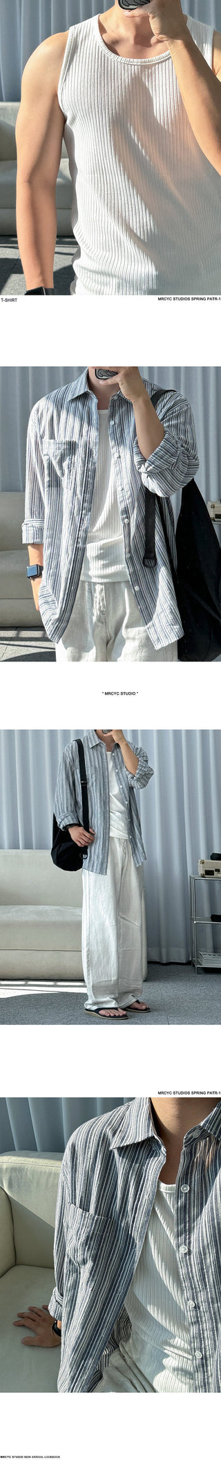 cotton muscle vest