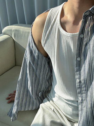 cotton muscle vest