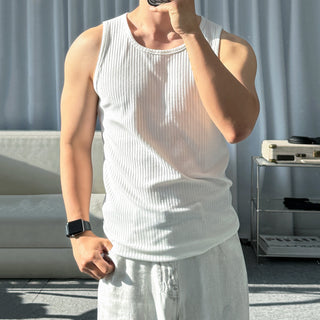 cotton muscle vest