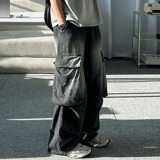washed work pants