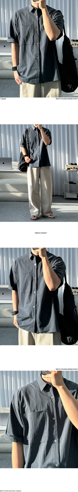 casual solid shirt