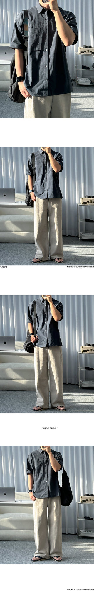 casual solid shirt