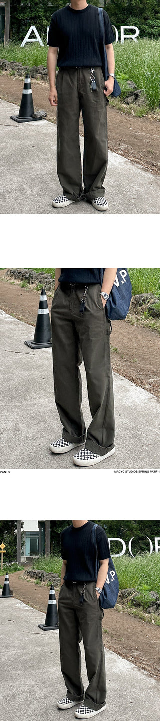 workwear wide pants