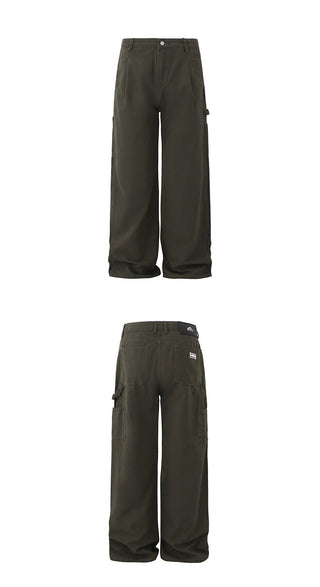 workwear wide pants
