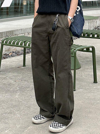workwear wide pants