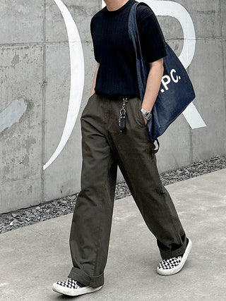 workwear wide pants