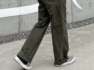 workwear wide pants