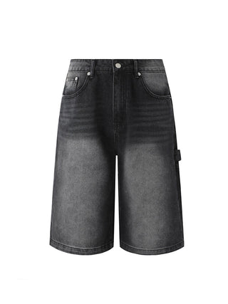 denim leisure shorts