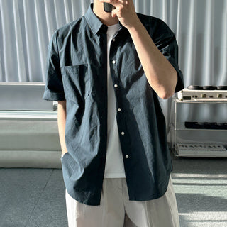 solid color shirt