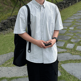 solid color shirt