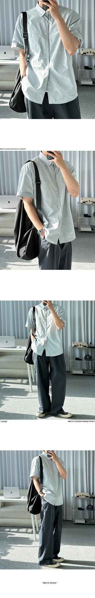 solid color shirt