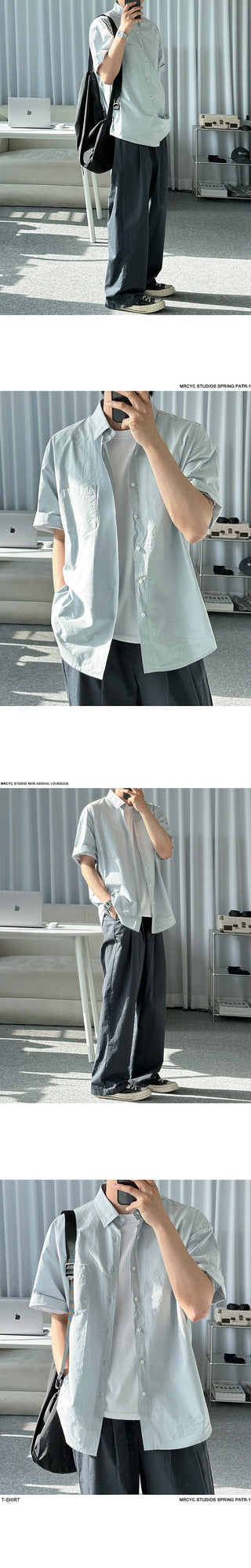 solid color shirt