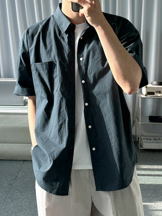 solid color shirt