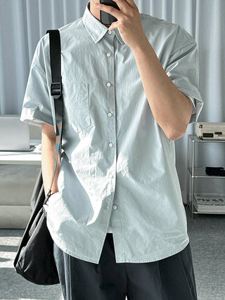 solid color shirt