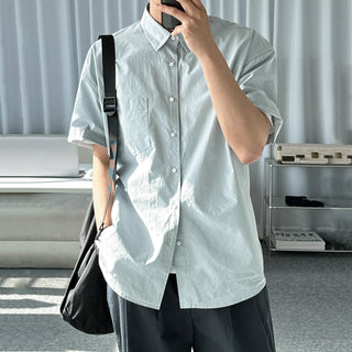 solid color shirt
